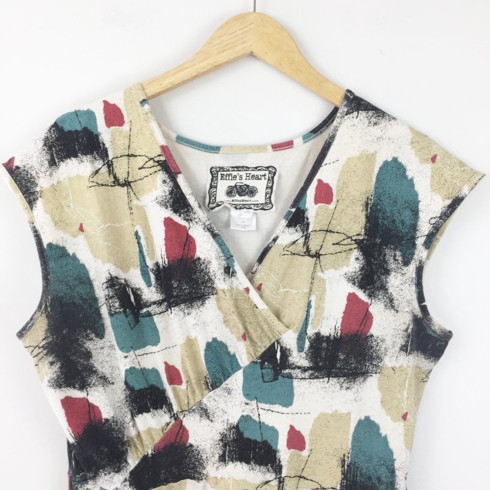 Effie's Heart Modcloth Mid Century Dress 1X XL XXL